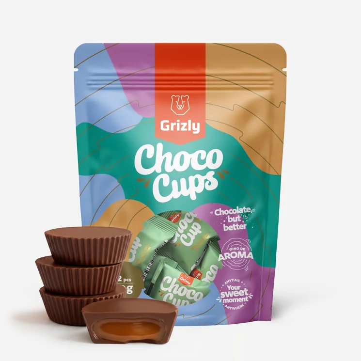 Choco Cup Milk Chocolate Caramel & Mint