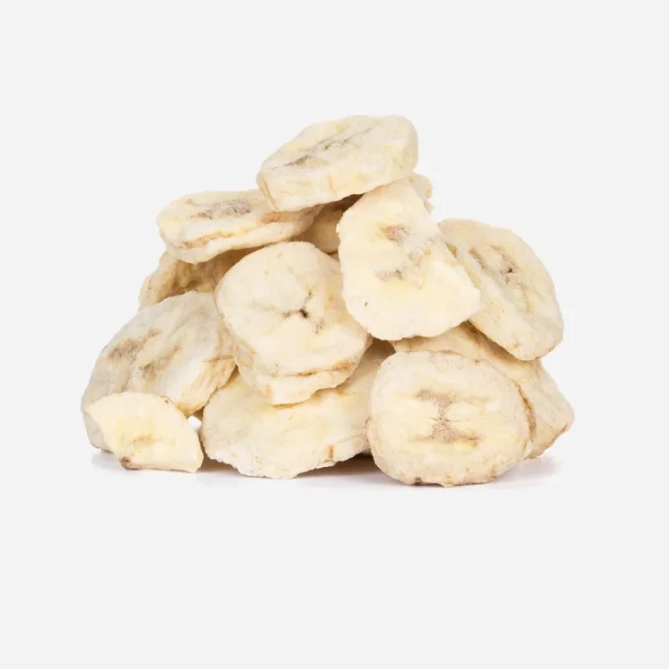 Gefriergetrocknete Bananenscheiben