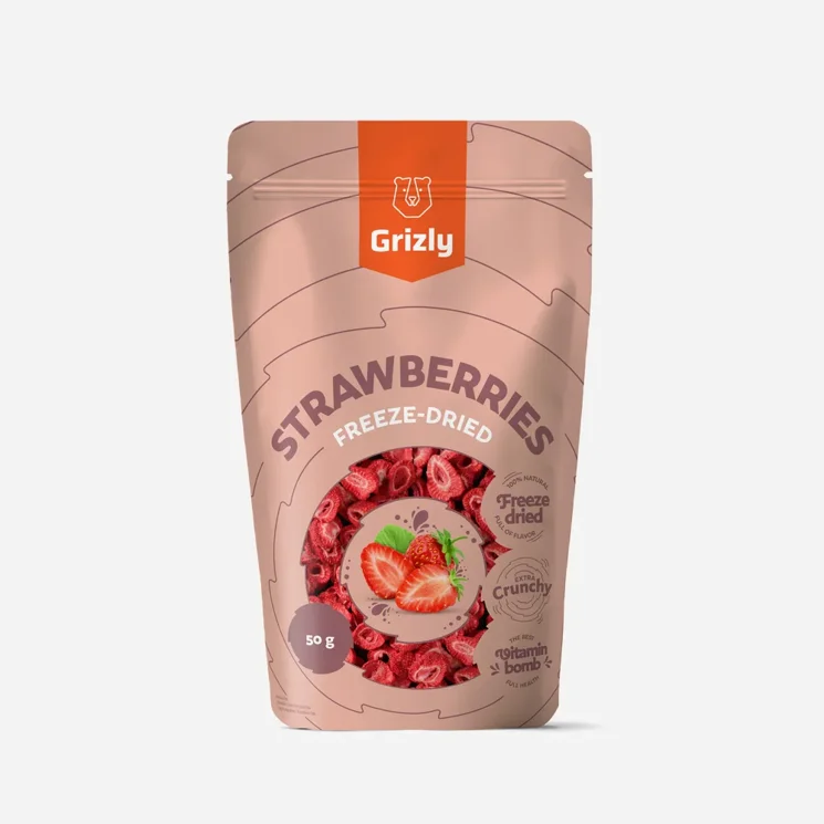 Gefriergetrocknete Erdbeeren