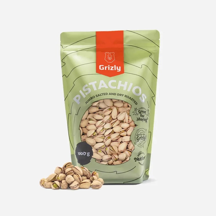 Jumbo-Pistazien mit Schale, geröstet & gesalzen