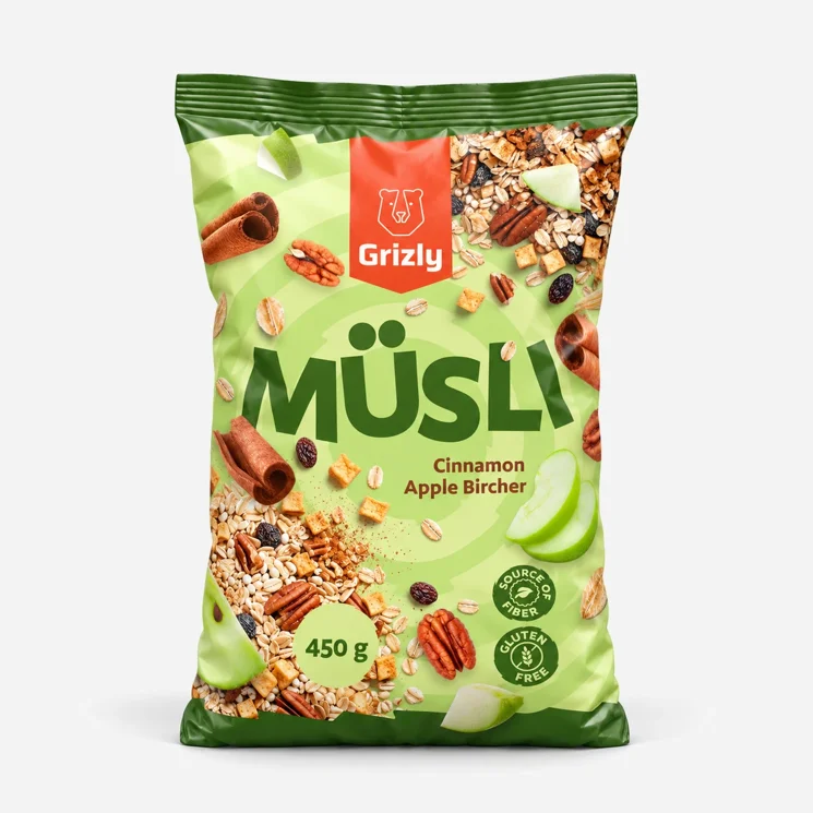 Ungebackenes Müsli mit Apfel & Zimt nach Bircher-Art